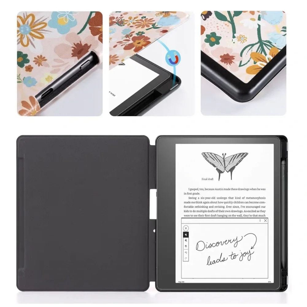CoBak Case for Kindle Scribe - All New PU Leather Cover